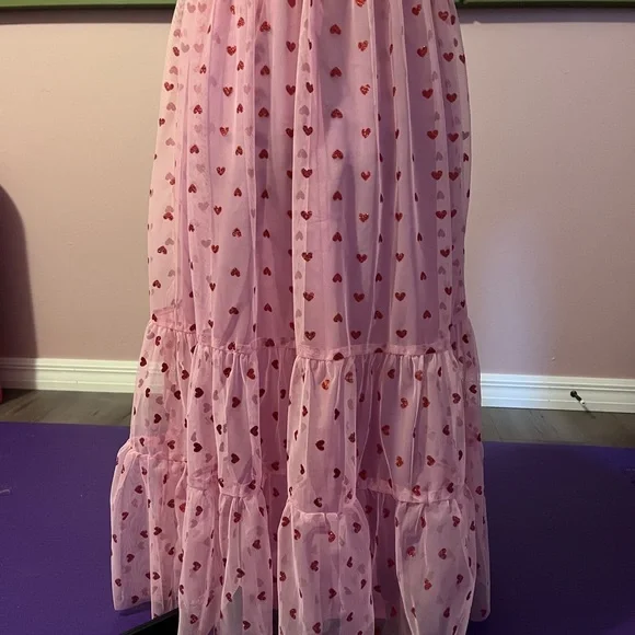 NWT Betsey Johnson Pink Heart Dress - Picture 4 of 12